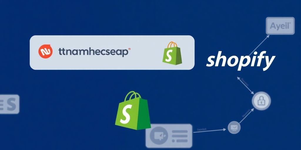 Connecting Namecheap domain to Shopify interface.